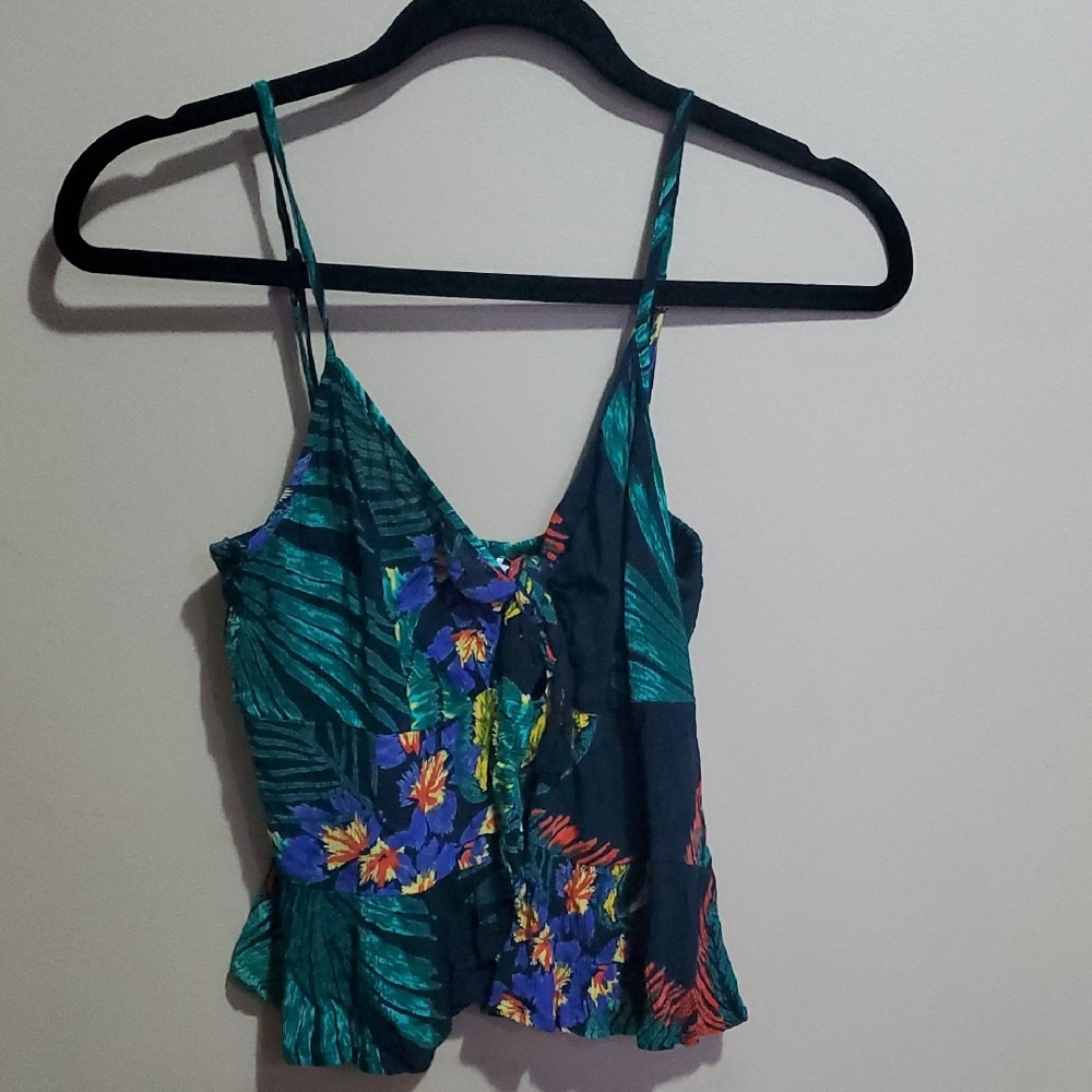 Patrons of Peace Multicolor Floral Camisole Size Small